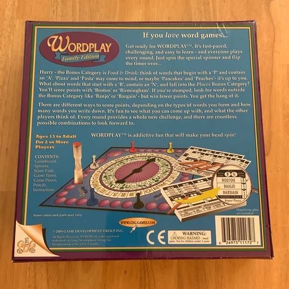 Wordplay (Family Edition) Game - Picture 3 of 10